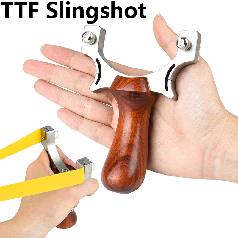 Outdoor Hunting Launcher - TTF Slingshot 304 Stainless Steel Sling