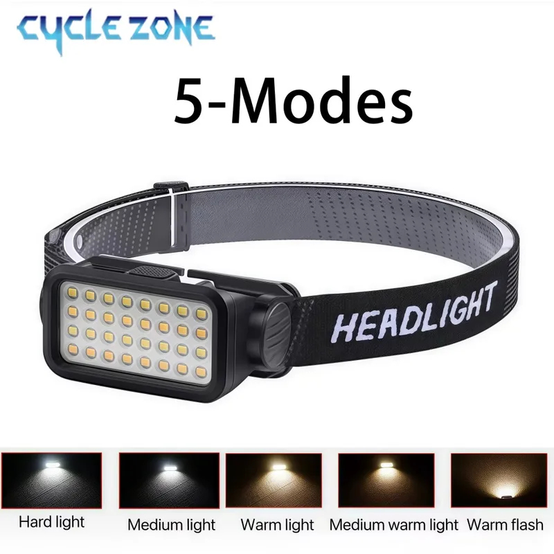 Rechargeable Headlamp with 32  - Outdoor Hunting Supplies Inc recension och pris