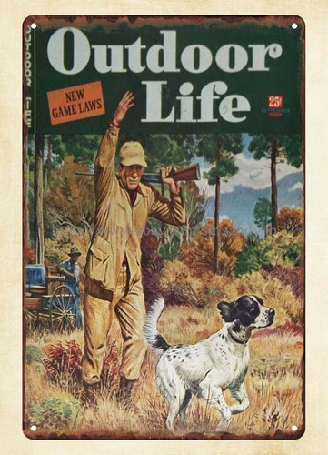 1944 OUTDOOR LIFE magazine cov - Outdoor Hunting Dogs recension och pris