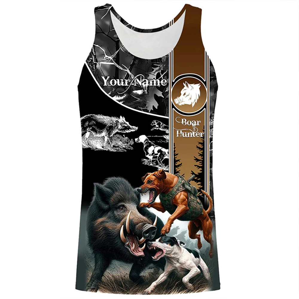 Custom Name Boar Hunter Tank T - Outdoor Hunting Dogs recension och pris