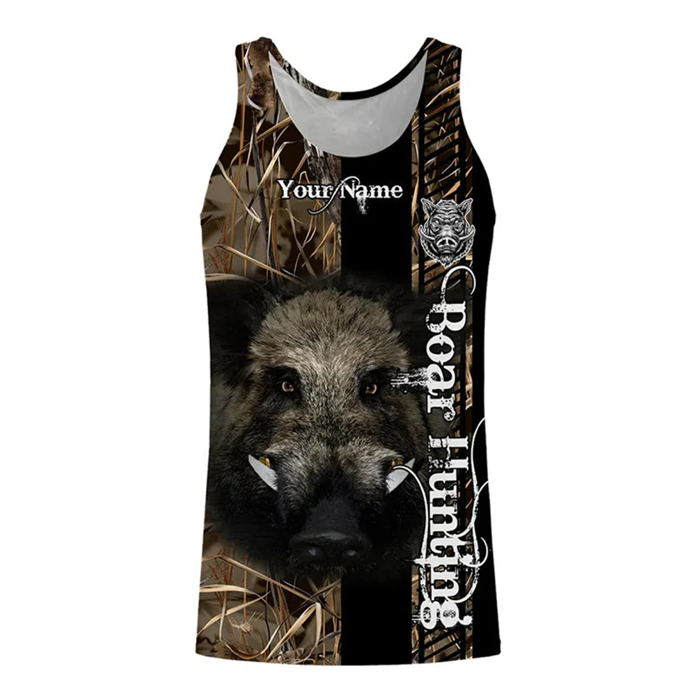 Custom Name Boar Hunter Tank T - Outdoor Hunting Dogs recension och pris