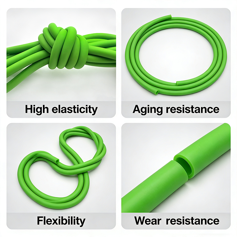 Green Latex Rubber Elastic Hos - Outdoor Hunting Launcher recension och pris