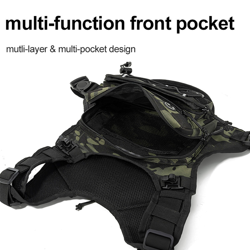 Tactical Bag Front Chest Rig V - Men'S Outdoor Hunting Jacket recension och pris